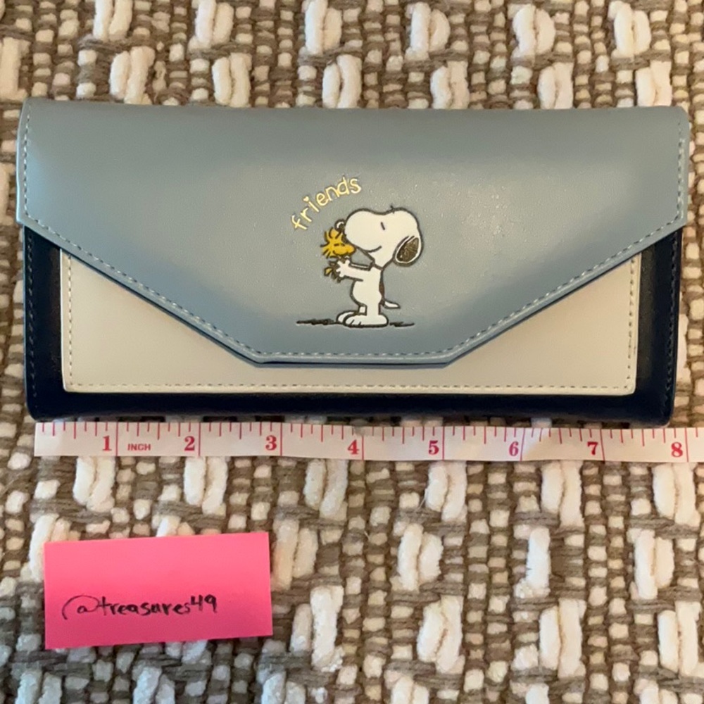 Peanuts - Snoopy & Woodstock wallet. Synthetic leather